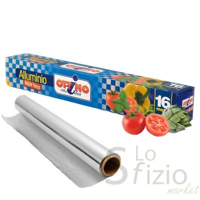 OTTIMO ROTOLO ALLUMINIO 16 MT