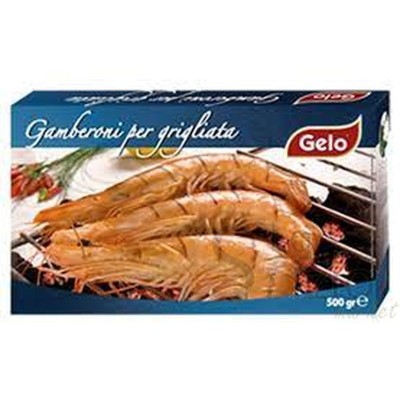 GELO GAMBERONI X GRIGLIATA 500 GR    8  12 - Home, Surgelati e Gelati, Surgelati, Pesce surgelato