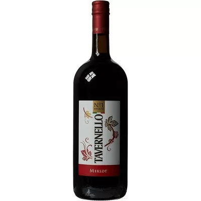 TAVERNELLO VINO MERLOT VENETO 1,5L - Acqua Bibite Alcolici, Vino, Rosso