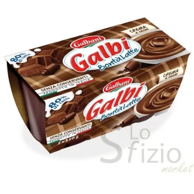 GALBANI GALBI MILK AND COCOA DESSERT 2X110G
