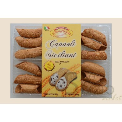 MASCOLO CANNOLI SICILIANI MIGNON 160 GR