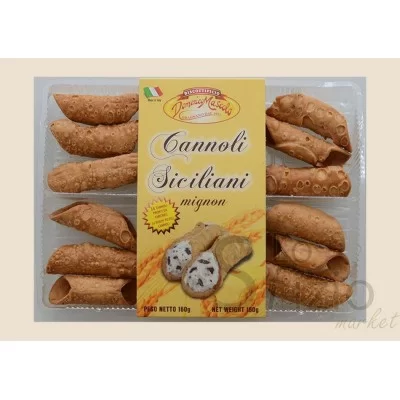 MASCOLO CANNOLI SICILIANI MIGNON 160 GR - Home, Alimentari, Pasticceria, Prodotti Tipici Locali
