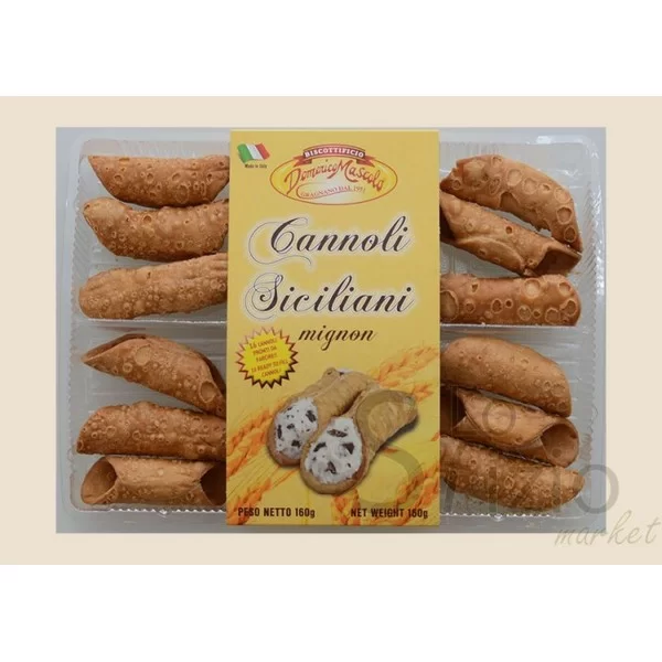 MASCOLO CANNOLI SICILIANI MIGNON 160 GR