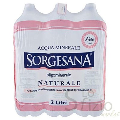 ACQUA SORGESANA NATURALE 2 LT - Home, Acqua Bibite Alcolici, Acqua Minerale, Acqua Liscia