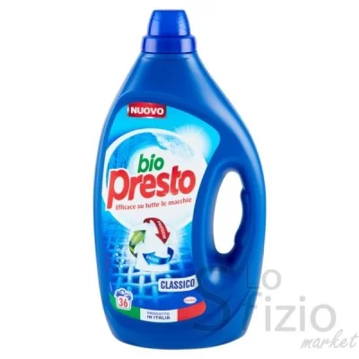 BIO PRESTO BLU WASHING MACHINE DETERGENT 35 WASHES 1.575LT