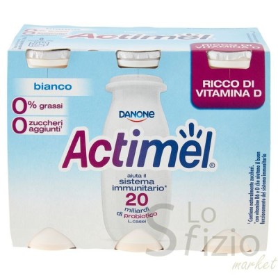 DANONE ACTIMEL BIANCO 0,1% MAGRO 6X100ML