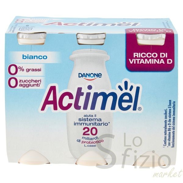 DANONE ACTIMEL BIANCO 0,1% MAGRO 6X100ML