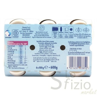 DANONE ACTIMEL BIANCO 0,1% MAGRO 6X100ML
