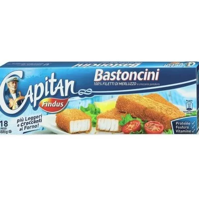 FINDUS BASTONCINI X18 450GR - Home, Altri, Surgelati e Gelati, Surgelati, Pesce surgelato