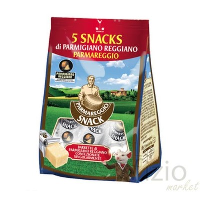 PARMAREGGIO SNACKS 5X20GR - Freschi, Formaggi, Grana e Parmiggino