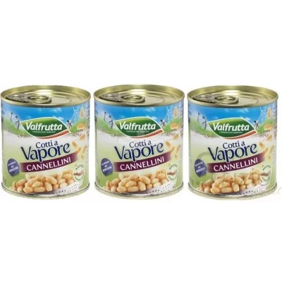 Valfrutta Cannellini Beans 3x160g