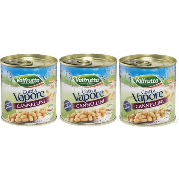 Valfrutta Cannellini Beans 3x160g