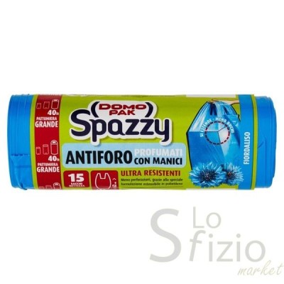 DOMOPAK SPAZZY SACCO ANTIFORO 55X62CM 40Lt 15PZ