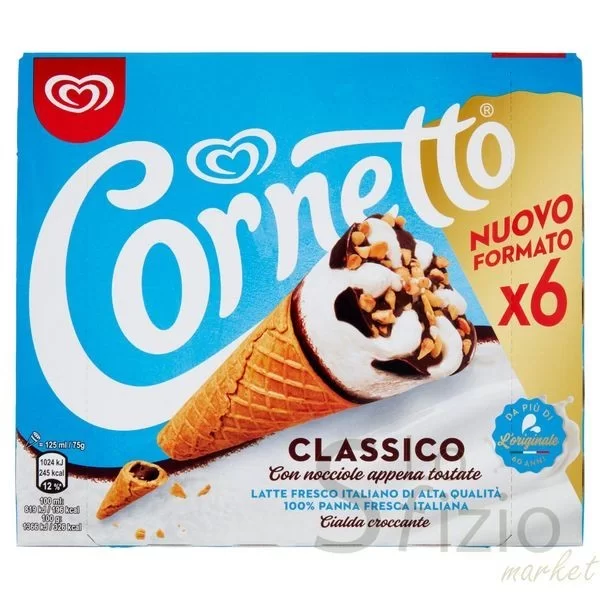 ALGIDA CORNETTO CLASSICO 6X75GRR