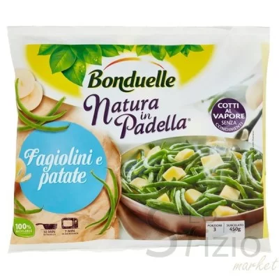 BONDUELLE FROZEN GREEN BEANS AND POTATOES 450G