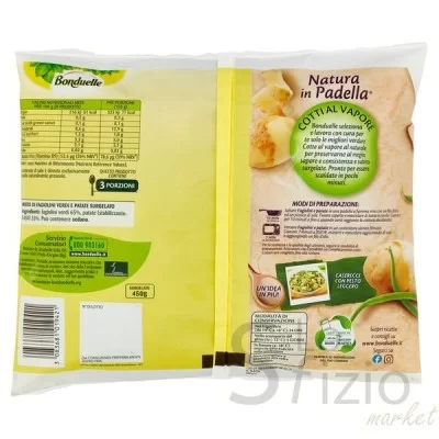 BONDUELLE FROZEN GREEN BEANS AND POTATOES 450G
