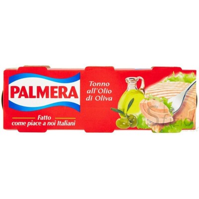 PALMERA TONNO OLIO DI OLIVA 3X70GR - Home, Alimentari, Carne Pesce in scatola, Pesce in scatola