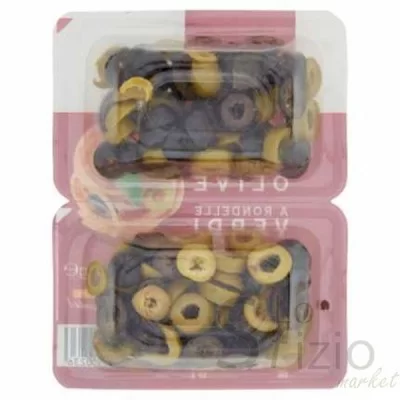 Polli Green and Black Olives Slices 80g