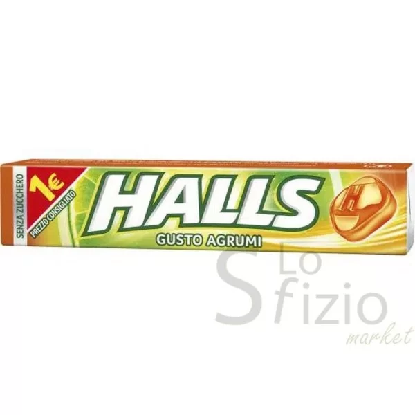 HALLS CITRUS FLAVOR CANDIES STICK 32G