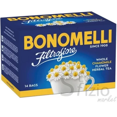 BONOMELLI  CAMOMILLA FILTRO FIORE 28GR - Home, Alimentari, Caffè e Infusi, The e Camomilla