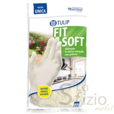 TULIP Latex Gloves One Size 10pcs