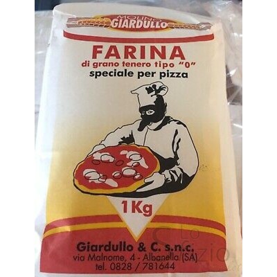 MOLINO GIARDULLO FARINA PER PIZZA 1KG - Home, Alimentari, Farine Polente