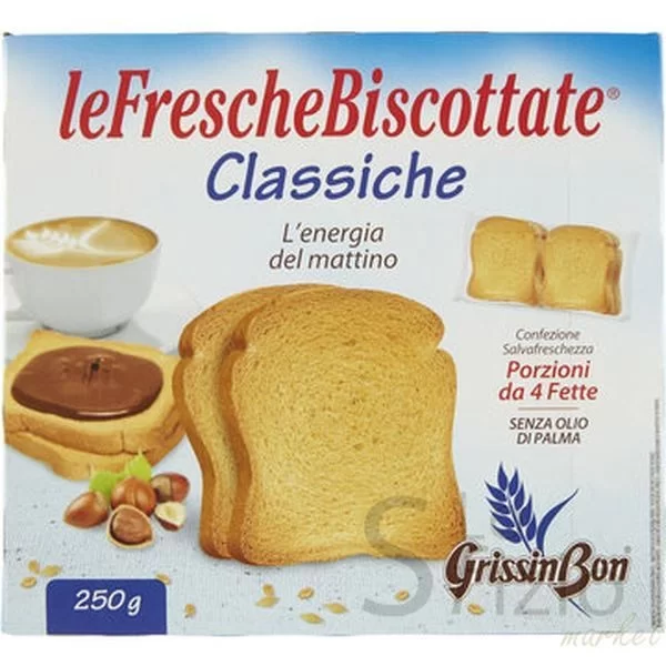 GRISSINBON PORTIONED RUSKS 250G
