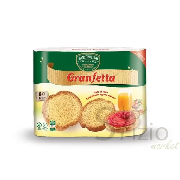 DELVERDE GRANFETTE DORATE X80 600GR