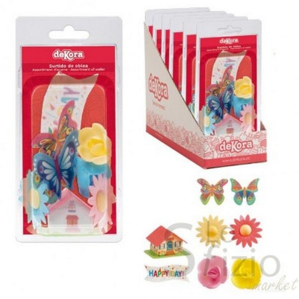 DEKORA DECORAZIONE ASSORTIMENTO WAFER 4GR