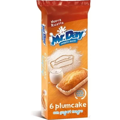 MR DAY PLUMCAKE X6 190 GR - Home, Alimentari, Merendine, Prodotti Senza Lattosio