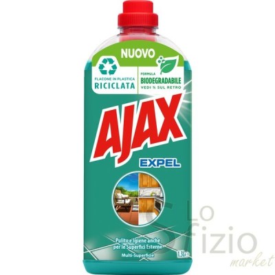 AJAX EXPEL 1,3LT - Home, Detergenza, Detersivi pulizia Casa, Detersivo Pavimenti