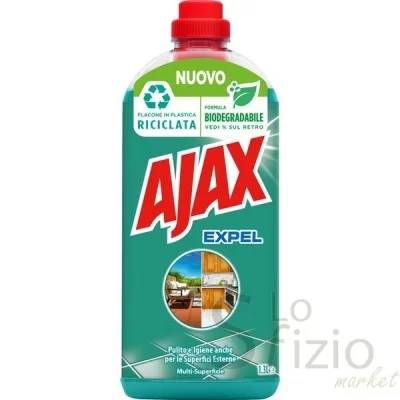 AJAX EXPEL 1,3LT - Home, Detergenza, Detersivi pulizia Casa, Detersivo Pavimenti