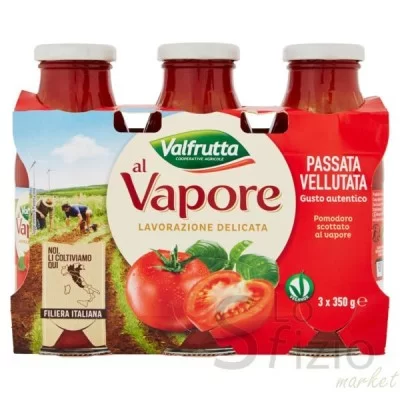 VALFRUTTA VELVETY TOMATO PUREE 3X350G