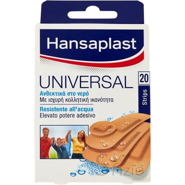 HANSAPLAST CEROTTI UNIVERSALI 4 FORME 20 PEZZI ASS