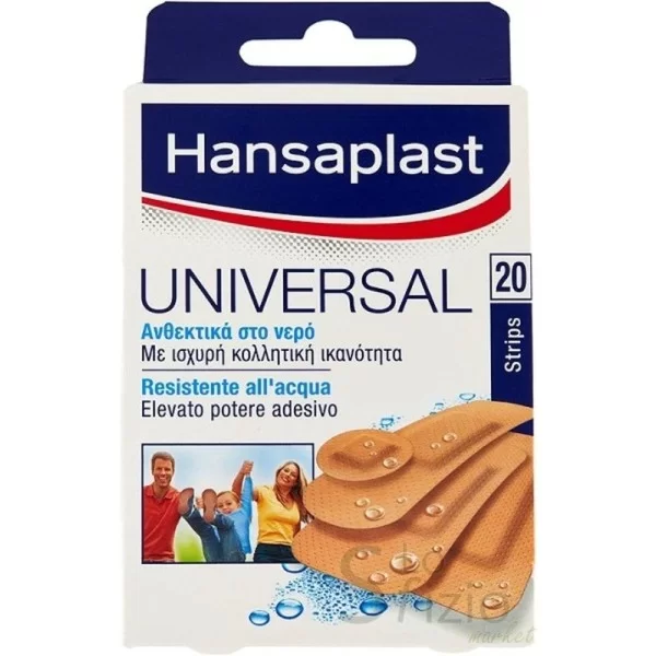 HANSAPLAST CEROTTI UNIVERSALI 4 FORME 20 PEZZI ASS