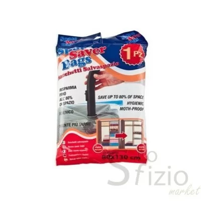 BUSTA SALVASPAZIO RETRAIBILE 80 X 130 CM - Home, Casa, Plastica, Sacchi Alimenti Indumenti, Scale e Stendibiancheria