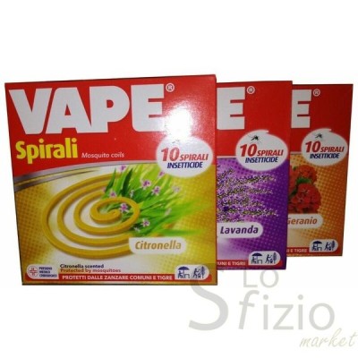 VAPE SPIRALI X 10 - Home, Detergenza, Deodoranti e Insetticidi, Insettorepellenti