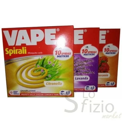 VAPE SPIRALI X 10 - Home, Detergenza, Deodoranti e Insetticidi, Insettorepellenti