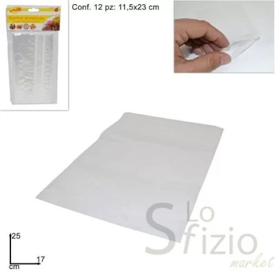 BUSTA ERMETICA 17 X 25 CM X12PZ - Home, Casa, Plastica, Scuola e Ufficio, Sacchi Alimenti Indumenti