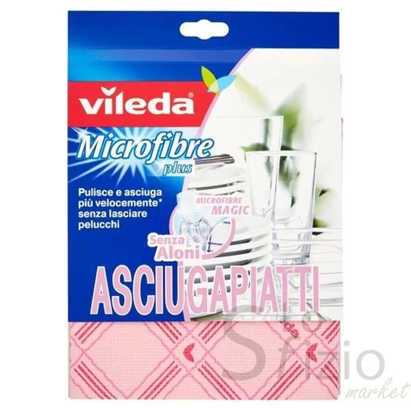 VILEDA L'ASCIUGAPIATTI MICROFIBRE PLUS 60X40 VILEDA L'ASCIUGAPIATTI 60X40