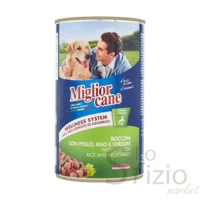 Migliorcane Chicken Rice and Vegetables 1250g