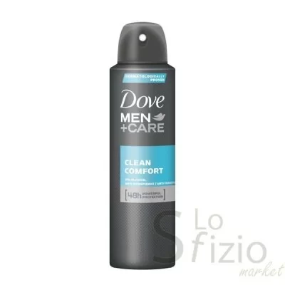 DOVE MEN+CARE CLEAN COMFORT DEODORANT SPRAY 150ML