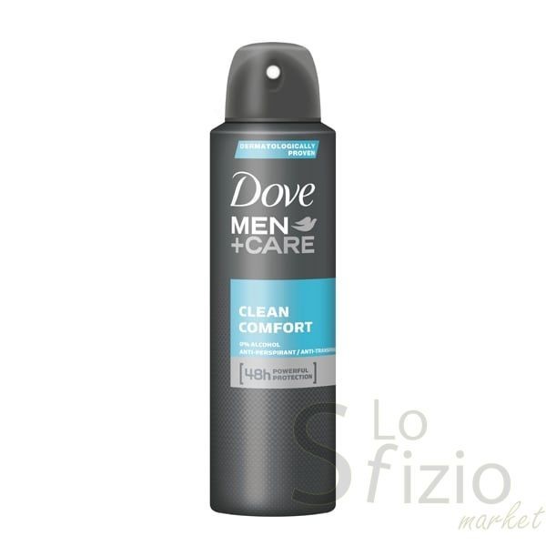 DOVE MEN DEODORANTE CLEAN CONFORT SPRAY 150ML