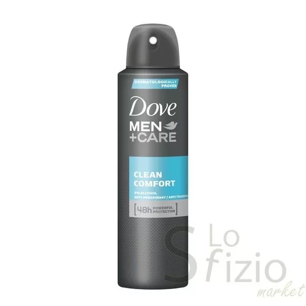 DOVE MEN+CARE CLEAN COMFORT DEODORANT SPRAY 150ML