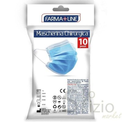 FARMALINE MASCHERINA MONOUSO CONF 10PZ