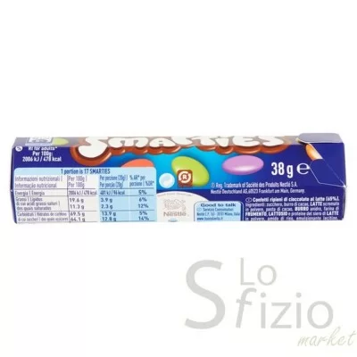 NESTLE' SMARTIES 38GR - Home, Alimentari, Cioccolata e Snack dolci