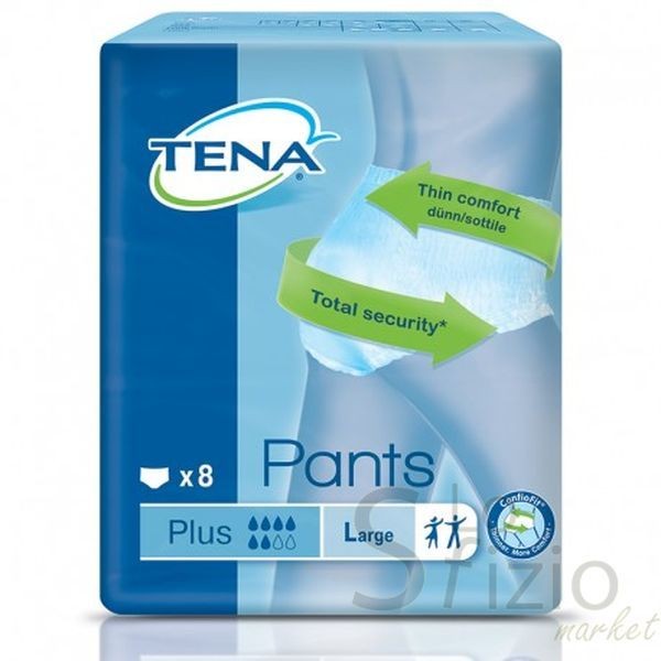 TENA PANTS PLUS LARGE X8PZ