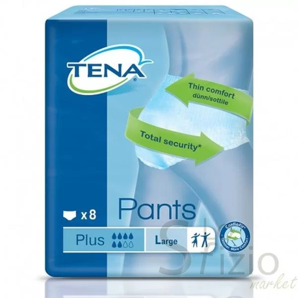 TENA PANTS PLUS LARGE X8PZ