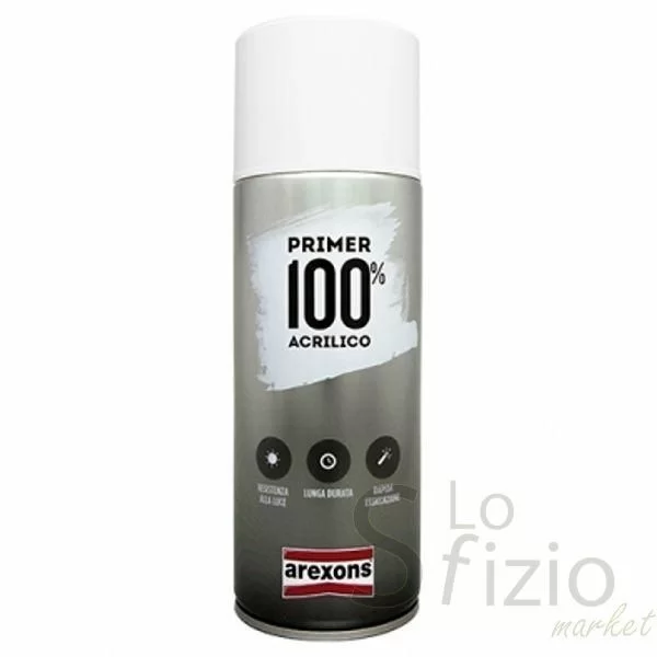 Arexsons Acrylic Anti-Rust Primer Spray Grey 400ml