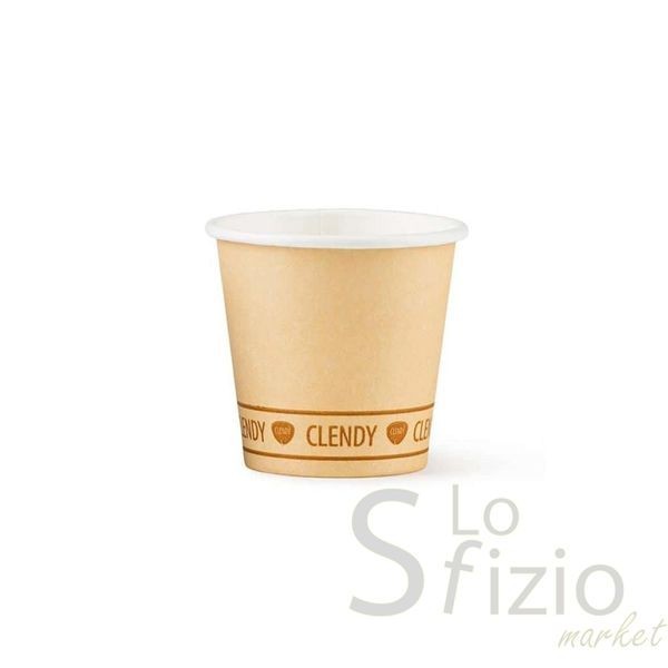 CLENDY BICCHIERI CARTA AVANA 75ML X50PZ